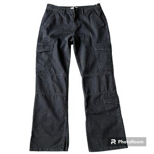 Zara Vintage High waist Flare and wide leg Black Women’s jeans. Size 10
